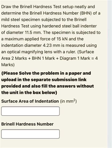 hardness test mcq|brinell hardness test answers.